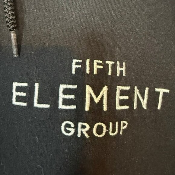 Gildan Heavy Blend Black “Fifth Element Group” Zip-Up Hoodie – Size XL - Picture 6 of 11